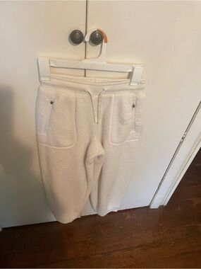 all in motion White Sherpa Zip Hoodie